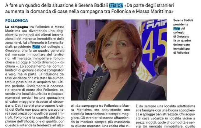 Cresce la richiesta dei clienti internazionali.
